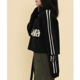 ハーフジップロゴラグランニットプルオーバー | WEGO【WOMEN】 | 詳細画像9 