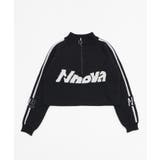 ハーフジップロゴラグランニットプルオーバー | WEGO【WOMEN】 | 詳細画像11 