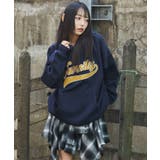 裏起毛グラフィックビッグプルパーカー | WEGO【WOMEN】 | 詳細画像1 