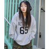 裏起毛グラフィックビッグプルパーカー | WEGO【WOMEN】 | 詳細画像8 