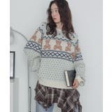 ノルディックベアニットプルーバー | WEGO【WOMEN】 | 詳細画像16
