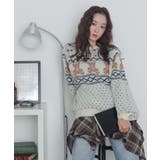 ノルディックベアニットプルーバー | WEGO【WOMEN】 | 詳細画像17