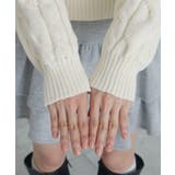 チュールリボンケーブルニット | WEGO【WOMEN】 | 詳細画像6 