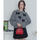 チュールリボンケーブルニット | WEGO【WOMEN】 | 詳細画像8 