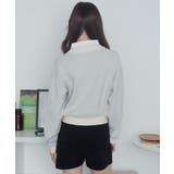 シャツドッキングジャガードニット | WEGO【WOMEN】 | 詳細画像16 