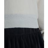 ベロアリボンアップリケタックスリーブニット | WEGO【WOMEN】 | 詳細画像8 