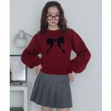 ベロアリボンアップリケタックスリーブニット | WEGO【WOMEN】 | 詳細画像17 