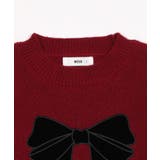 ベロアリボンアップリケタックスリーブニット | WEGO【WOMEN】 | 詳細画像23 