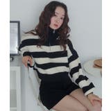 ハーフジップニットプルオーバー | WEGO【WOMEN】 | 詳細画像7 