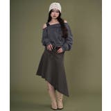 チェックワンショルダースウェット | WEGO【WOMEN】 | 詳細画像3 