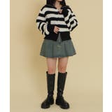 ダメージボーダーZIPニット | WEGO【WOMEN】 | 詳細画像2