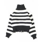 ダメージボーダーZIPニット | WEGO【WOMEN】 | 詳細画像9