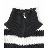 ダメージボーダーZIPニット | WEGO【WOMEN】 | 詳細画像10