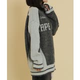 バイカラースポロゴニットトラックジャケット | WEGO【WOMEN】 | 詳細画像3 