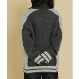 バイカラースポロゴニットトラックジャケット | WEGO【WOMEN】 | 詳細画像4 