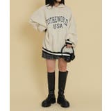ラインリブハーフZIPビッグスウェット | WEGO【WOMEN】 | 詳細画像6 