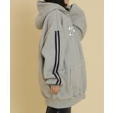 2ラインロゴビッグパーカー | WEGO【WOMEN】 | 詳細画像4 