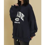 ハーフZIPカレッジビッグスウェット | WEGO【WOMEN】 | 詳細画像6 