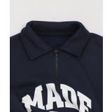 ハーフZIPカレッジビッグスウェット | WEGO【WOMEN】 | 詳細画像13 