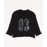 Vネックナンバービッグニット | WEGO【WOMEN】 | 詳細画像6 