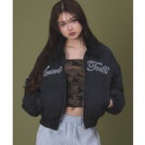 Fファーロゴパデッドブルゾン | WEGO【WOMEN】 | 詳細画像1 