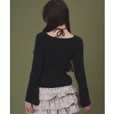 オフショルロゴスリットニットトップ | WEGO【WOMEN】 | 詳細画像10 