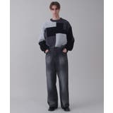 ベロアモールカラーブロックプルオーバー | WEGO【MEN】 | 詳細画像3 