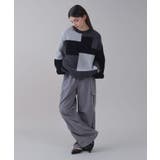 ベロアモールカラーブロックプルオーバー | WEGO【MEN】 | 詳細画像4 