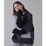 ベロアモールカラーブロックプルオーバー | WEGO【MEN】 | 詳細画像24 