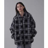 柄2 | ボアチェックブルゾン | WEGO【MEN】