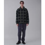 ボアチェックブルゾン | WEGO【MEN】 | 詳細画像2