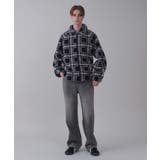 ボアチェックブルゾン | WEGO【MEN】 | 詳細画像33