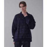 ネイビー | アーガイルニットポロ | WEGO【MEN】