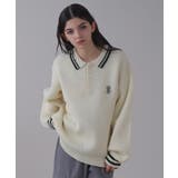 ホワイト | ワンポイント刺繍ニットポロ | WEGO【MEN】