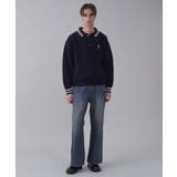 ワンポイント刺繍ニットポロ | WEGO【MEN】 | 詳細画像2 