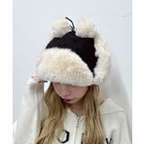 ブラック | ドット柄フライトキャップ | WEGO【MEN】