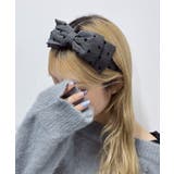 柄1 | Lリボンドットカチューシャ | WEGO【WOMEN】