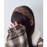 Lチェックワイドカチューシャ | WEGO【WOMEN】 | 詳細画像1 