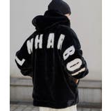 ブラック | エコファーグラフィックブルゾン | WEGO【MEN】