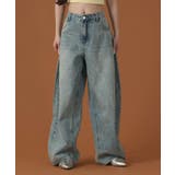 ラインストーンbackロゴデニム | WEGO【WOMEN】 | 詳細画像1 