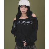 オフショルロゴルーズトップ | WEGO【WOMEN】 | 詳細画像7 