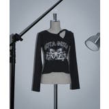 ブラック | バタフライスタッズロゴデザイントップ | WEGO【WOMEN】