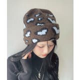 ブラウン | ハートレオパードニットワッチ | WEGO【MEN】