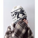 オフホワイト | ノルディックリボンビーニー | WEGO【MEN】