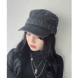 柄2 | デニムスタッズワークキャップ | WEGO【MEN】