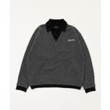 グレー | ドッキングロゴビッグニット | WEGO【WOMEN】