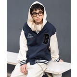スウェットフードスタジャン | WEGO【MEN】 | 詳細画像1