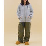 バイカラーナンバリングジップパーカー | WEGO【WOMEN】 | 詳細画像4 