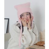 ピンク | イヤーネコミミニットキャップ | WEGO【MEN】