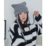 グレー | イヤーネコミミニットキャップ | WEGO【MEN】